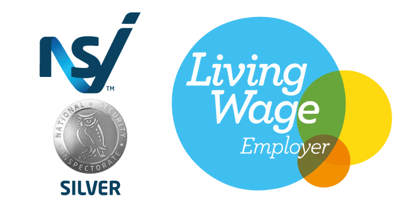 NSI Silver and Living Wage banner